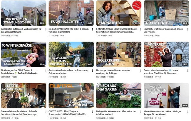 YouTube网红推荐：德国DIY家居改造博主频道内容