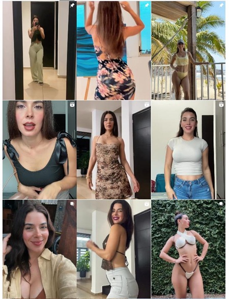 墨西哥instagram娱乐时尚与潮流前线类产品带货博主频道内容