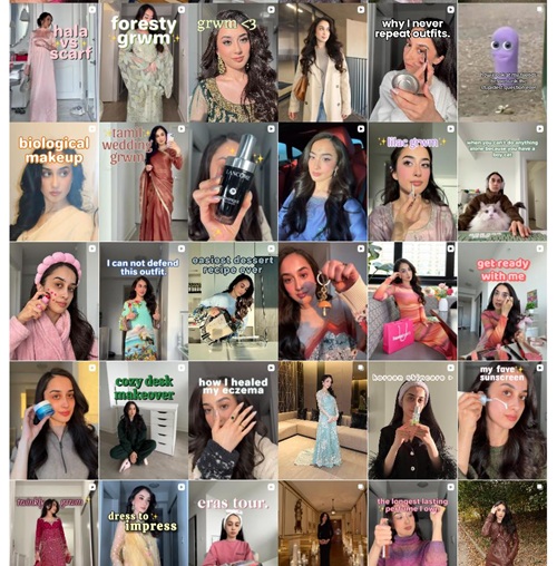 Instagram美国穿搭达人频道内容