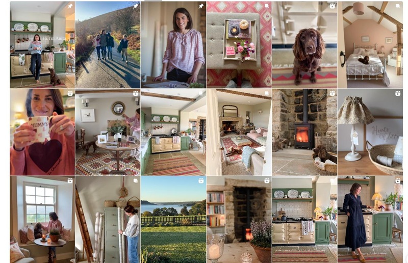 Instagram网红推荐:英国家居类红人频道内容