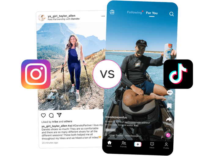 instagram vs tiktok