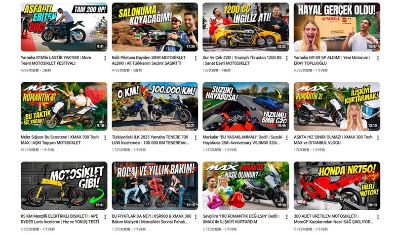 YouTube网红推荐:12.7万粉丝土耳其骑行海外达人频道内容