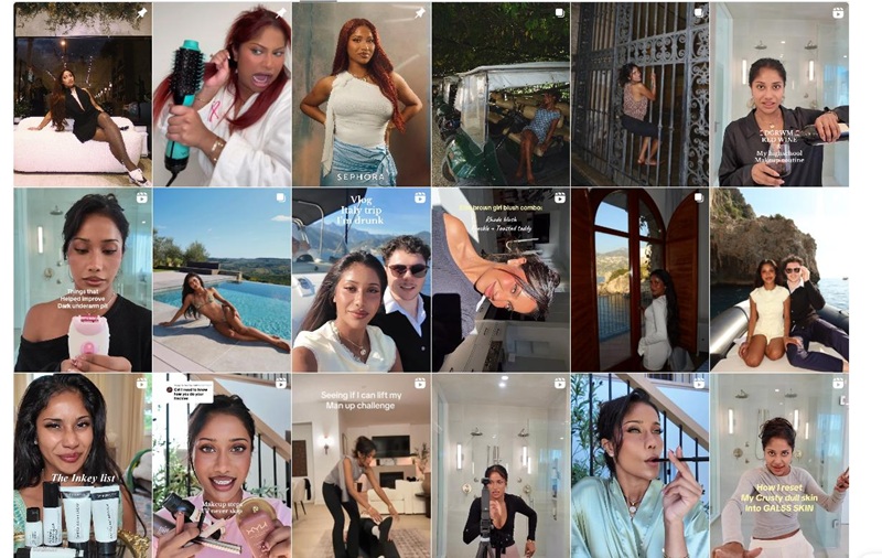 Instagram网红推荐:加拿大美妆类小型带货博主频道内容