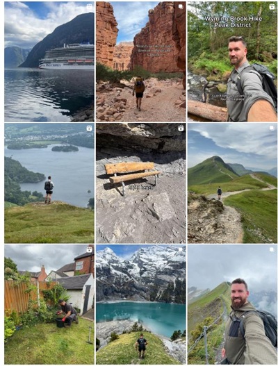 Instagram网红推荐：英国旅游户外类型KOL红人频道内容