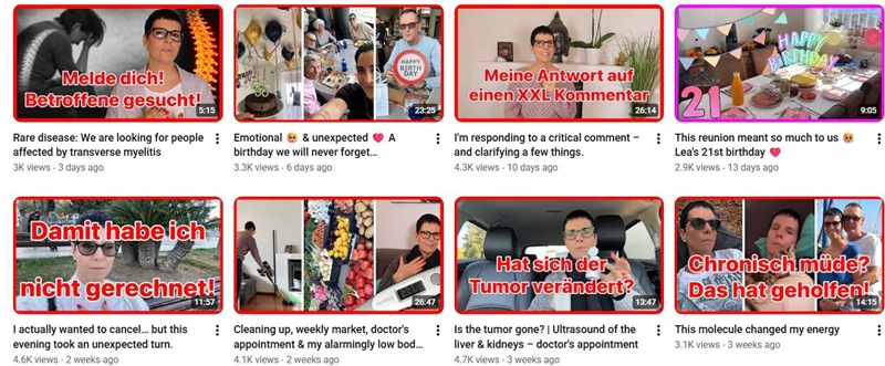 YouTube德国DIY博主频道内容