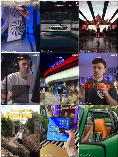 Instagram网红推荐：英国科技数码智能家居带货博主频道内容