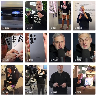 TikTok网红推荐:法国科技消费类电子测评推广海外达人频道内容