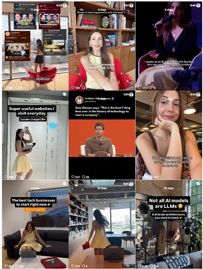 Instagram网红推荐：英国AI科技类海外达人推广频道内容