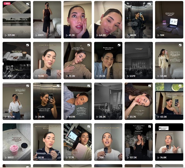 TikTok网红推广:墨西哥时尚服装和美妆护肤类博主频道内容