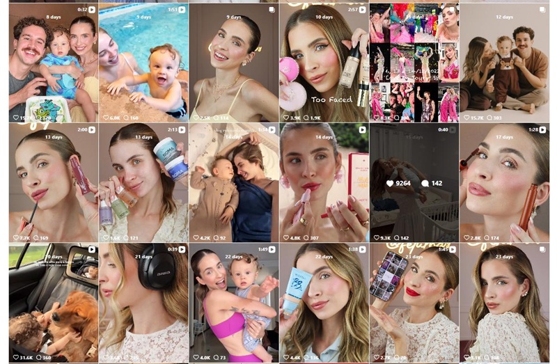 Instagram网红推荐：巴西精致护肤美妆带货种草海外博主频道内容